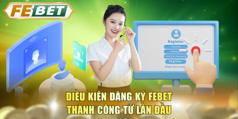 Điều kiện đăng ký FEBET thành công từ lần đầu